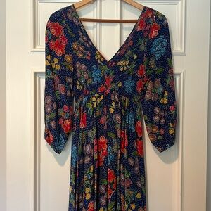 Warm silk dress